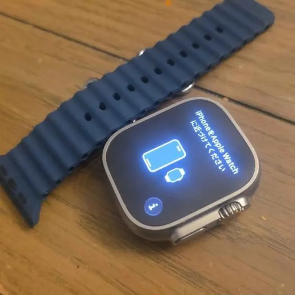 Apple Watch Ultra 2 with Blue Ocean Band GPS & Cellular 49mm Titanium case